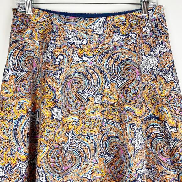 The Limited A Line Paisley Skirt Women’s Size M - Picture 11 of 13